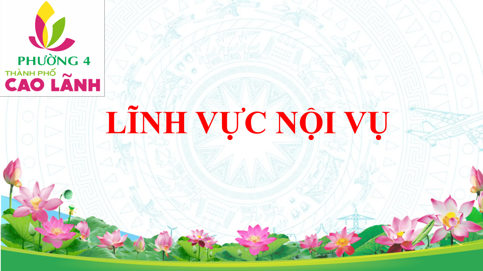 Lĩnh vực Nội vụ